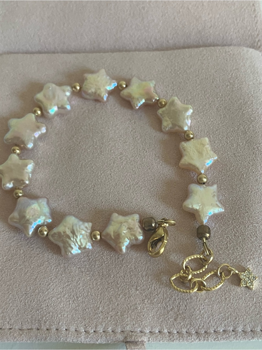 Freshwater Pearl Star Bracelet